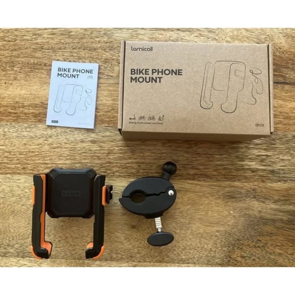 New Motorcycle Phone Mount Holder - [Camera Friendly] [1s Lock] Bike Phone Holde